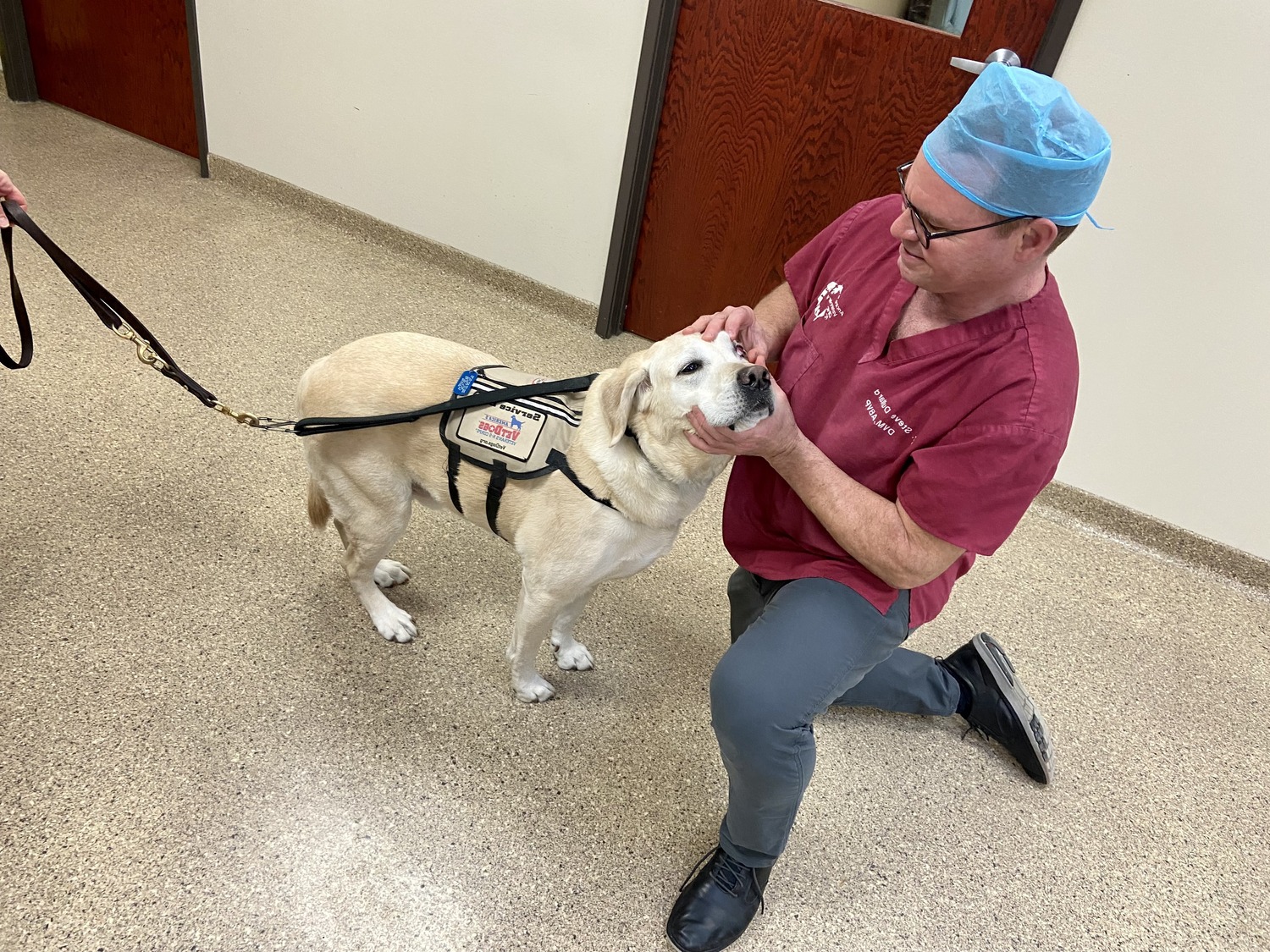 Dr with Dog