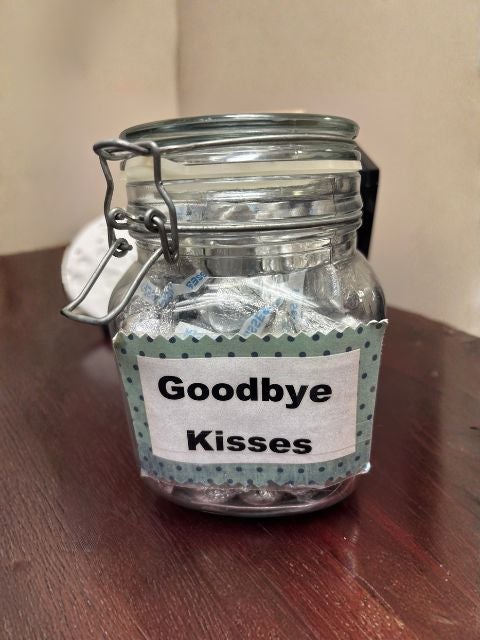 Goodbye kisses at Ancare Vet