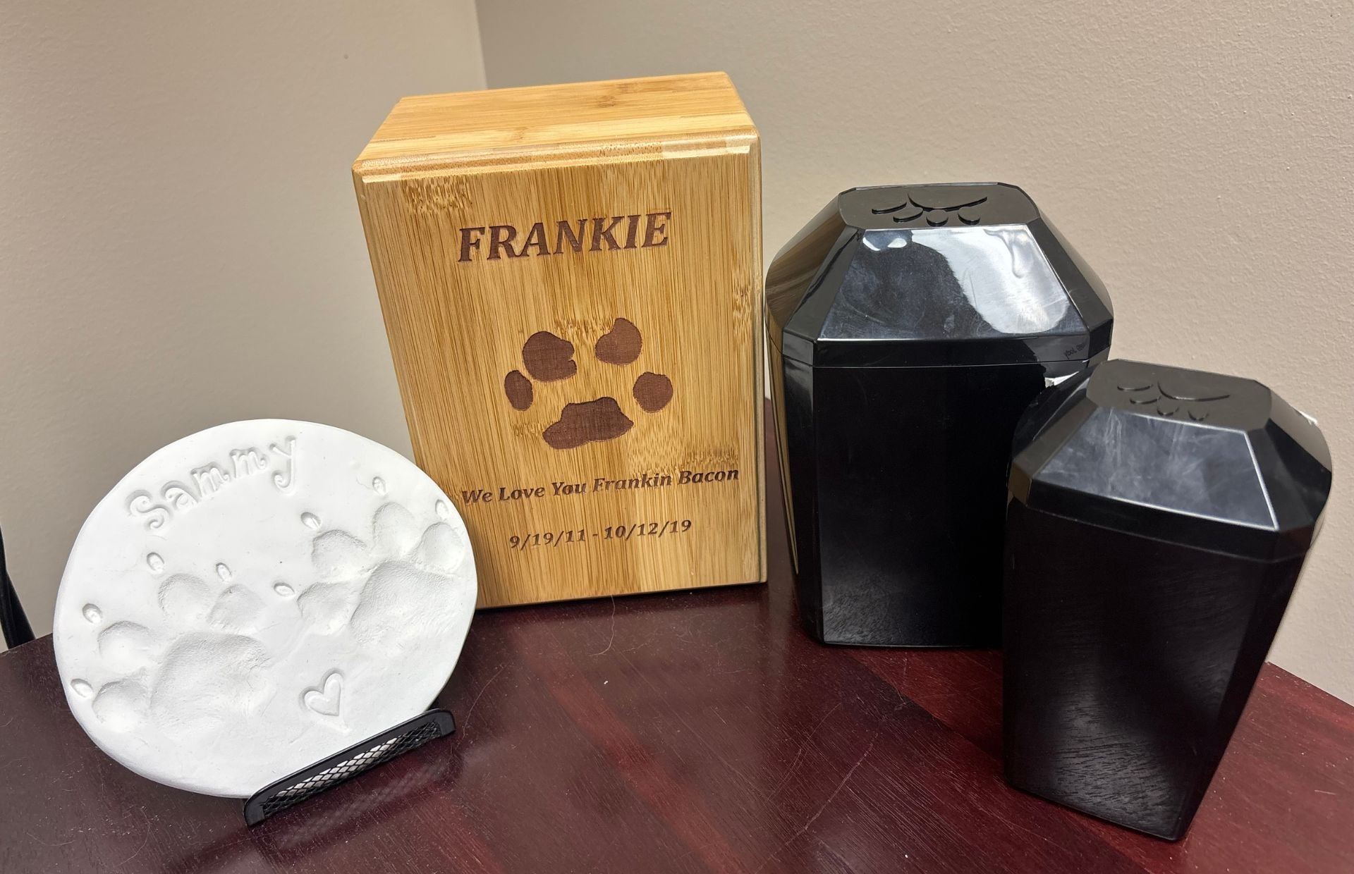 Urns at Ancare Vet