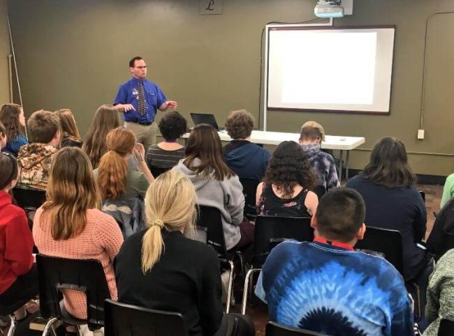 Dr.Dullard Educating Students on Veterinary care